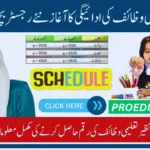 Benazir Taleemi Wazaif Payment Schedule 2025